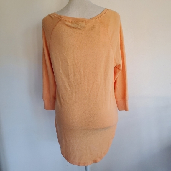 Wildfox Peach Orange Dreams Haley Raglan - Picture 8 of 10